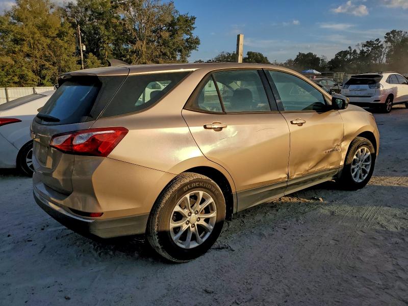 2GNAXHEV3J6345025 - 2018 CHEVROLET EQUINOX LS 棕色 照片 3