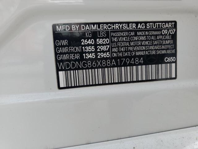 WDDNG86X88A179484 - 2008 MERCEDES-BENZ S 550 4MATIC WHITE photo 12