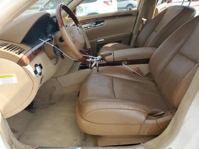 WDDNG86X88A179484 - 2008 MERCEDES-BENZ S 550 4MATIC WHITE photo 7