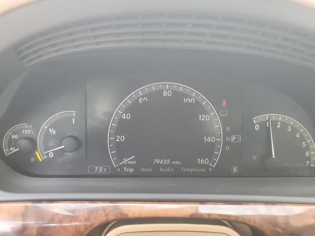 WDDNG86X88A179484 - 2008 MERCEDES-BENZ S 550 4MATIC WHITE photo 9