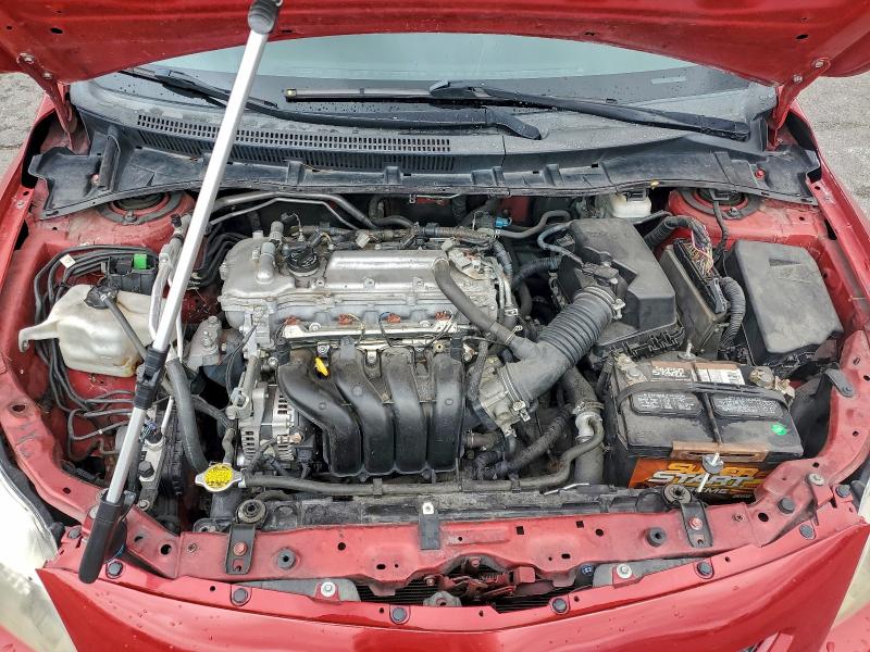 1NXBU4EE3AZ221848 - 2010 TOYOTA COROLLA BASE წითელი ფოტო 11