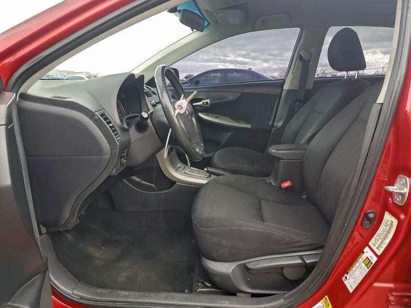 1NXBU4EE3AZ221848 - 2010 TOYOTA COROLLA BASE წითელი ფოტო 7