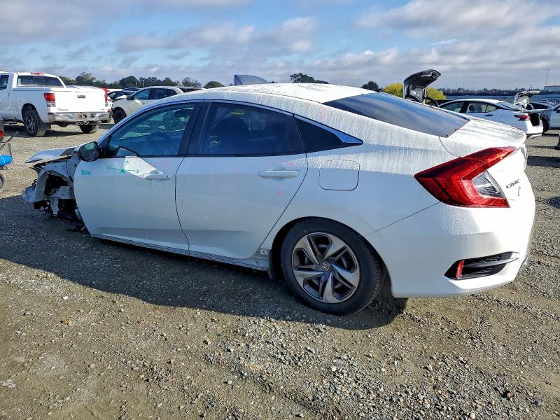 19XFC2F69LE211055 - 2020 HONDA CIVIC LX WHITE photo 2