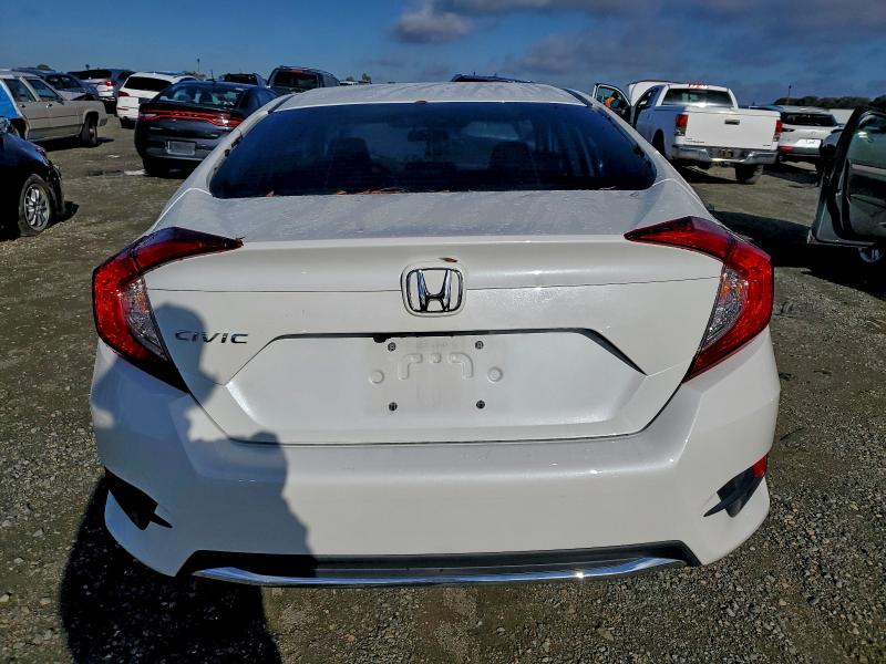 19XFC2F69LE211055 - 2020 HONDA CIVIC LX WHITE photo 6