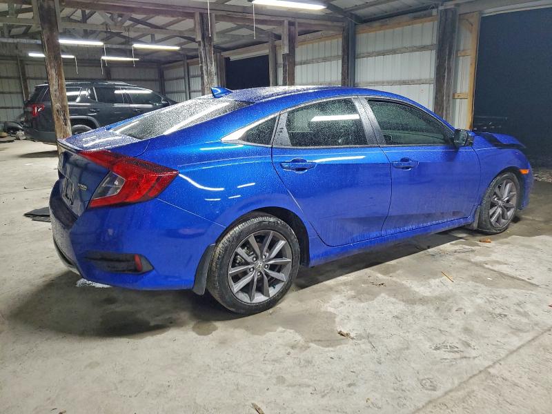 19XFC1F73LE018029 - 2020 HONDA CIVIC EXL Mavi fotoğraf 3