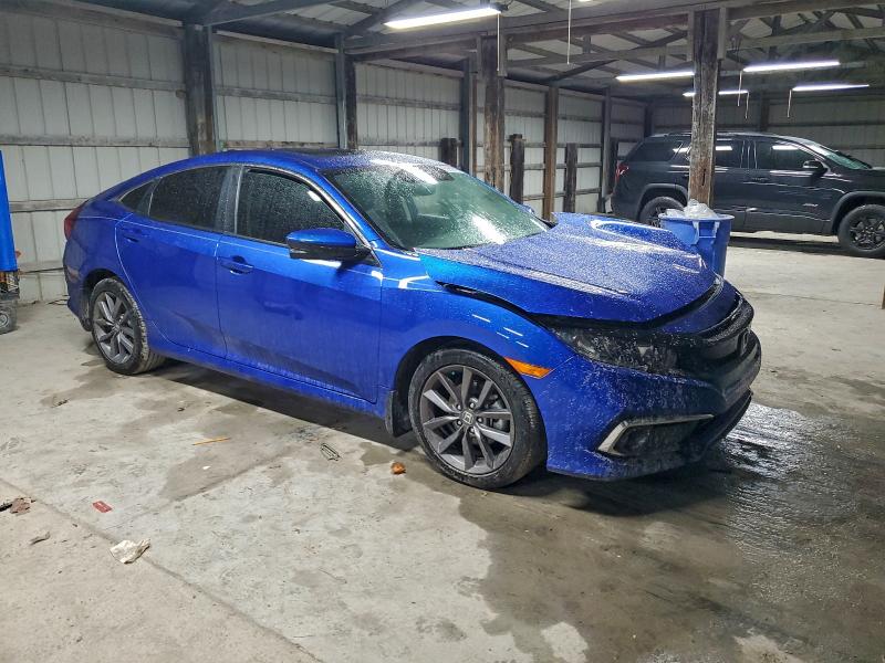 19XFC1F73LE018029 - 2020 HONDA CIVIC EXL Mavi fotoğraf 4
