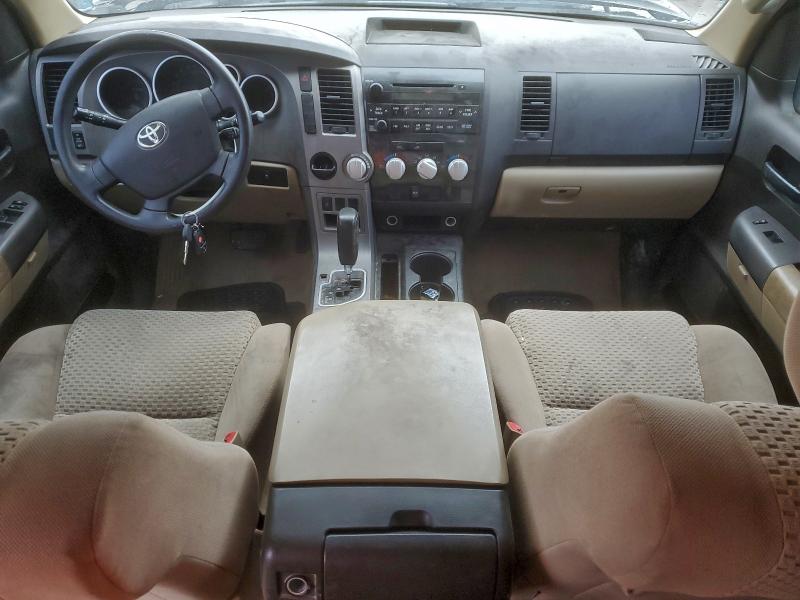 5TFRM5F13BX024442 - 2011 TOYOTA TUNDRA DOUBLE CAB SR5 BLACK photo 8