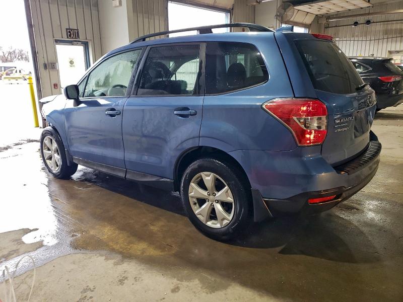JF2SJADC6GH417474 - 2016 SUBARU FORESTER 2.5I PREMIUM BLUE photo 2