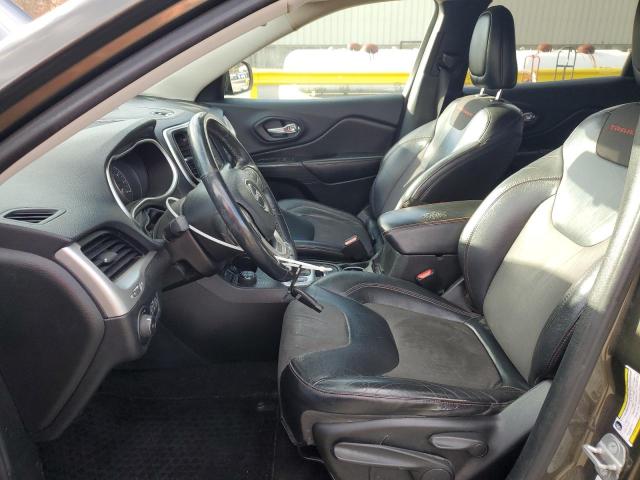 1C4PJMBB1EW245847 - 2014 JEEP CHEROKEE TRAILHAWK GREEN photo 7