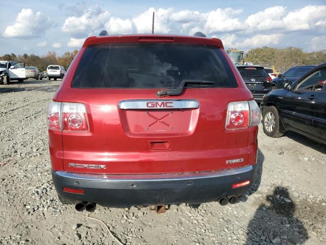 1GKKVRED2CJ135851 - 2012 GMC ACADIA SLT-1 RED photo 6