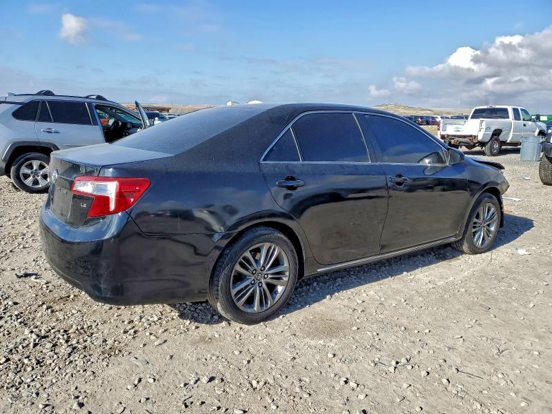 4T4BF1FK4DR275733 - 2013 TOYOTA CAMRY L BLACK photo 3