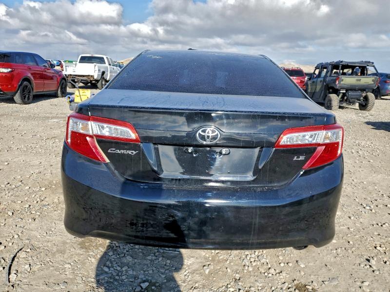 4T4BF1FK4DR275733 - 2013 TOYOTA CAMRY L BLACK photo 6