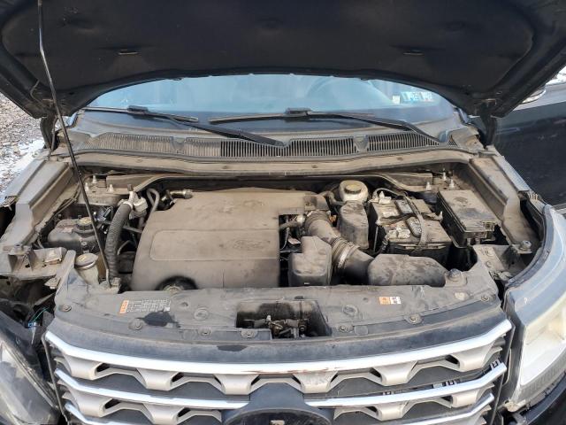 1FM5K8D84HGC59314 - 2017 FORD EXPLORER XLT Siyah fotoğraf 12