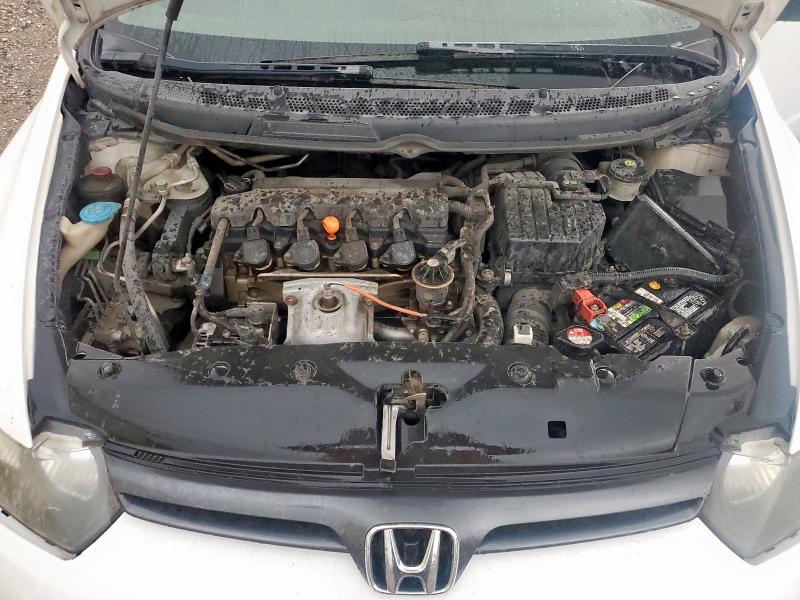 2HGFG12828H559461 - 2008 HONDA CIVIC EX WHITE photo 11