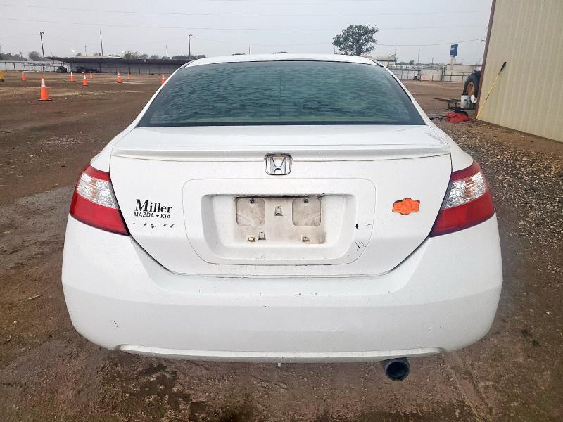 2HGFG12828H559461 - 2008 HONDA CIVIC EX WHITE photo 6