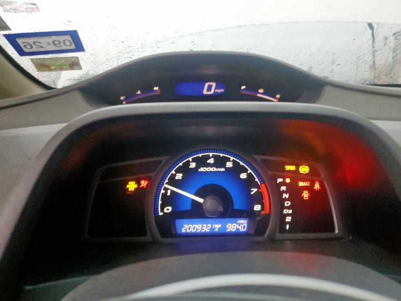 2HGFG12828H559461 - 2008 HONDA CIVIC EX WHITE photo 9