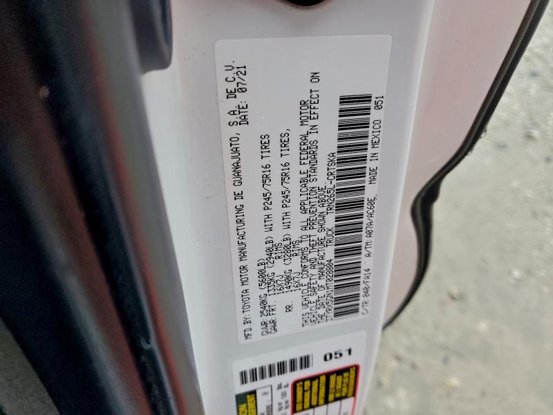 3TYRX5GN1MT028804 - 2021 TOYOTA TACOMA ACCESS CAB Ağ foto 12