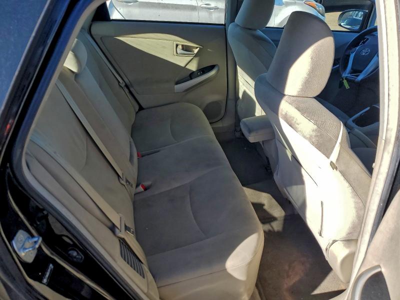 JTDKN3DU1B1477784 - 2011 TOYOTA PRIUS BLACK photo 10