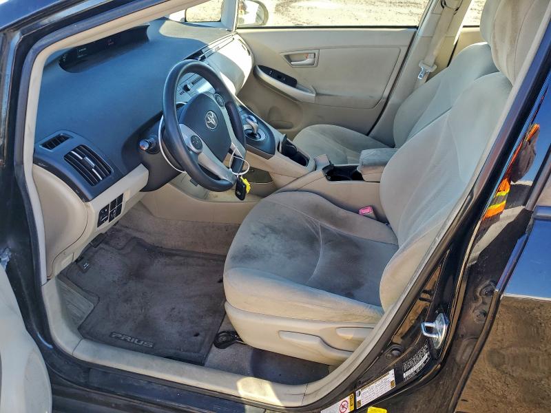 JTDKN3DU1B1477784 - 2011 TOYOTA PRIUS BLACK photo 7