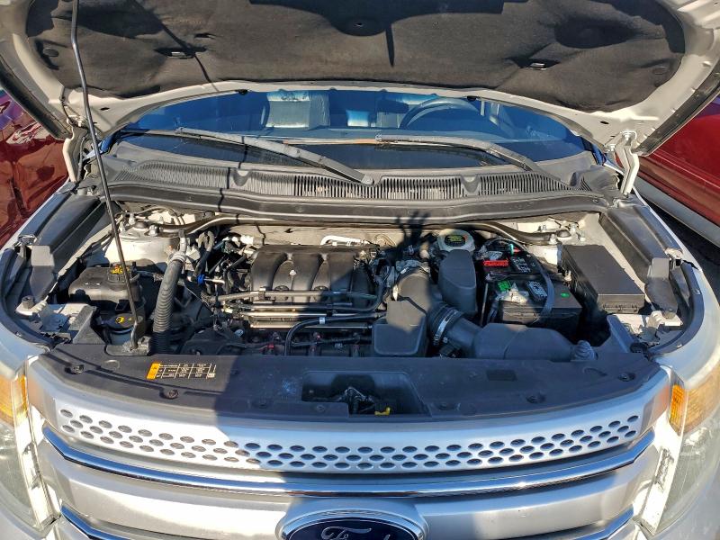 1FM5K8D88DGC15424 - 2013 FORD EXPLORER XLT SILVER photo 12