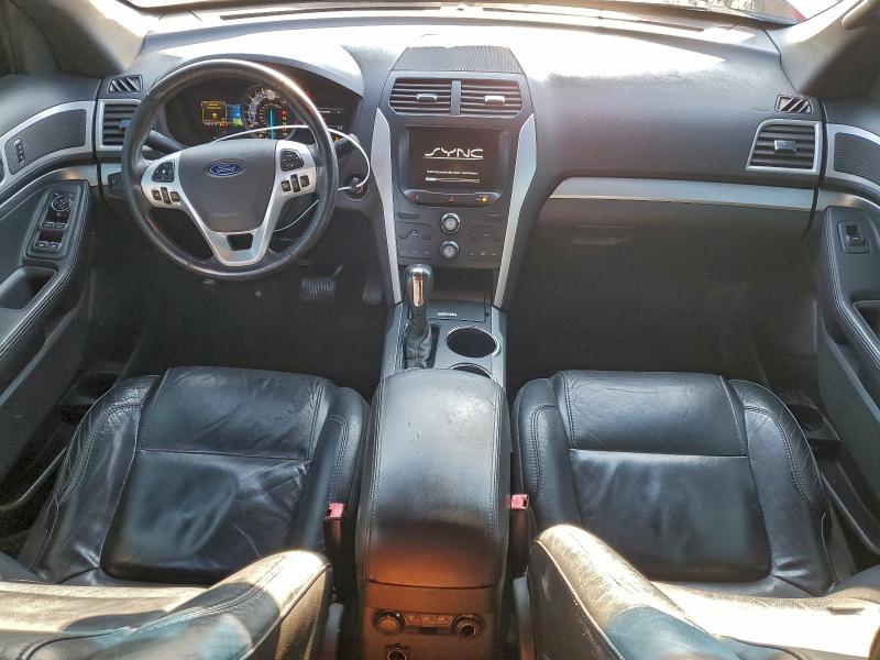 1FM5K8D88DGC15424 - 2013 FORD EXPLORER XLT SILVER photo 8