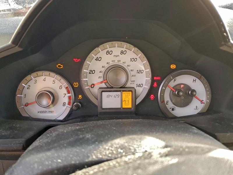 5FNYF4H60DB066783 - 2013 HONDA PILOT EXL BURGUNDY photo 9