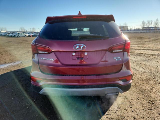 5XYZUDLB3JG548120 - 2018 HYUNDAI SANTA FE S RED photo 6