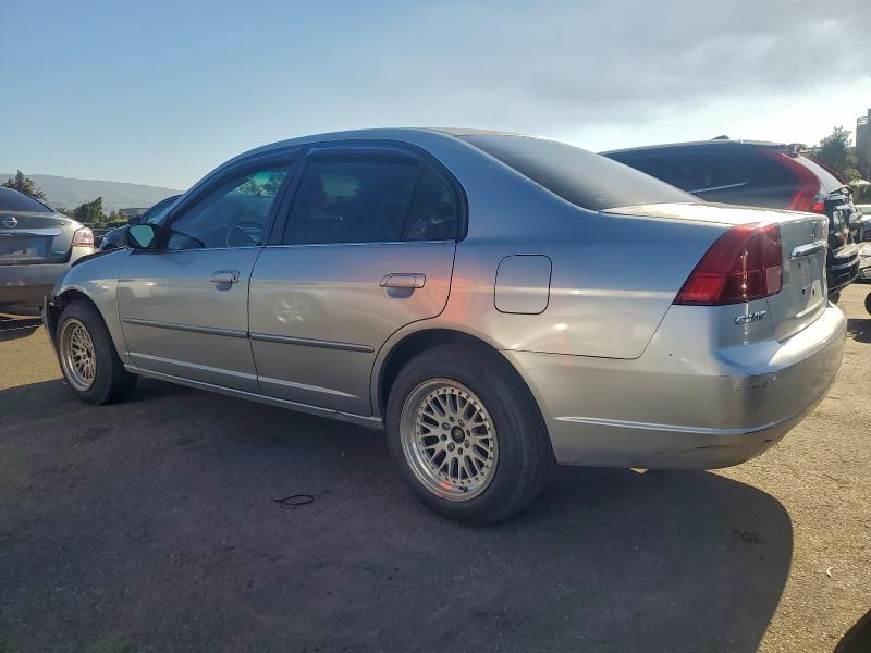 2HGES25751H618804 - 2001 HONDA CIVIC EX SILVER photo 2