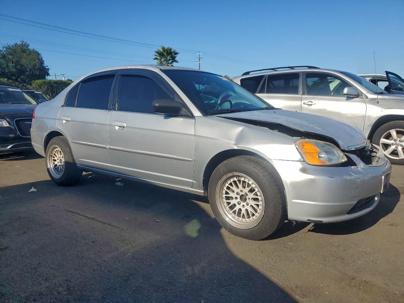 2HGES25751H618804 - 2001 HONDA CIVIC EX SILVER photo 4