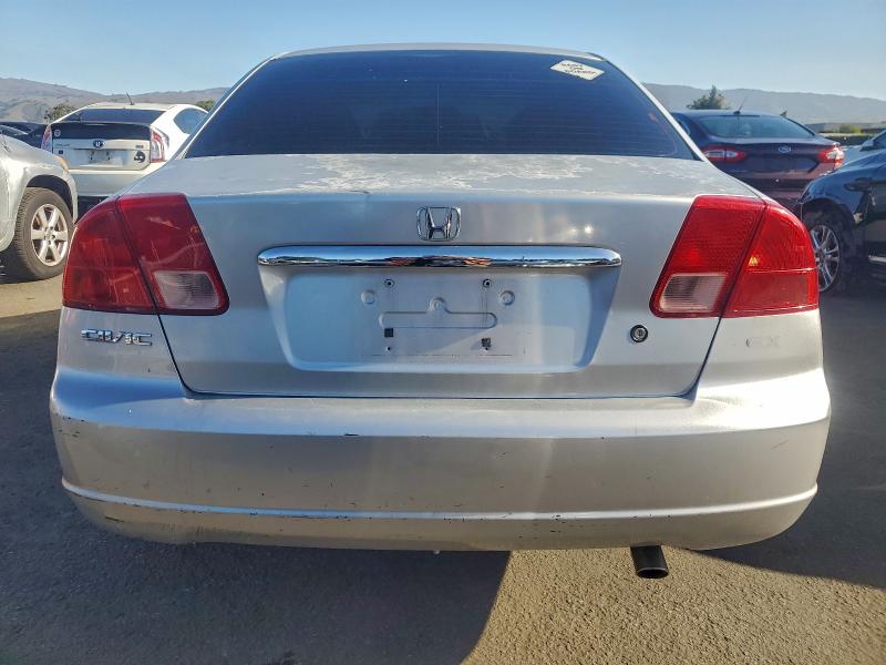 2HGES25751H618804 - 2001 HONDA CIVIC EX SILVER photo 6