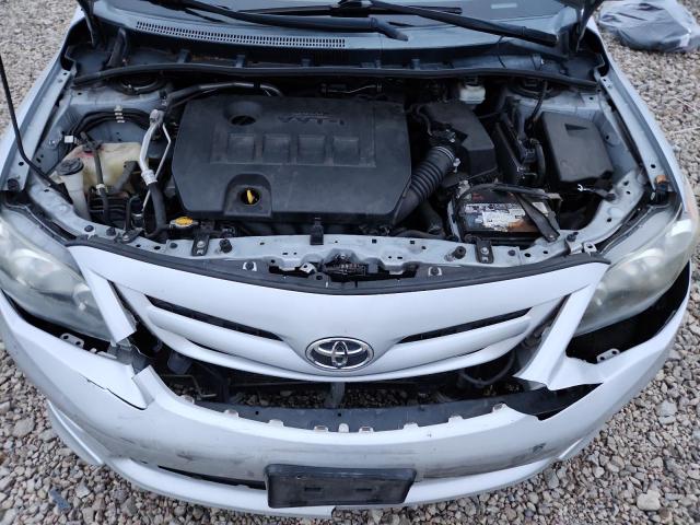 2T1BU4EE3DC966783 - 2013 TOYOTA COROLLA BASE Արծաթագույն լուսանկար 11
