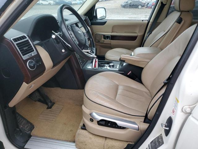 SALME1D42AA316378 - 2010 LAND ROVER RANGE ROVE HSE WHITE photo 7