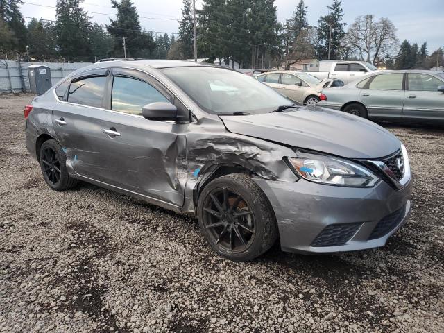 3N1AB7AP7JY253197 - 2018 NISSAN SENTRA S GRAY photo 4