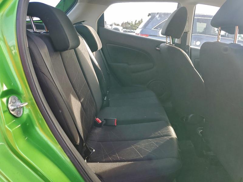 JM1DE1KZ1C0136310 - 2012 MAZDA MAZDA2 მწვანე ფოტო 10