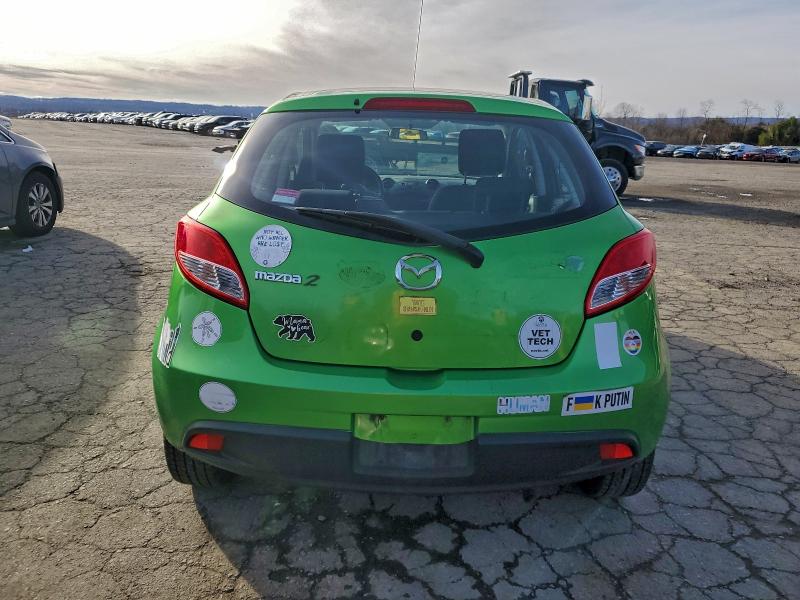JM1DE1KZ1C0136310 - 2012 MAZDA MAZDA2 მწვანე ფოტო 6