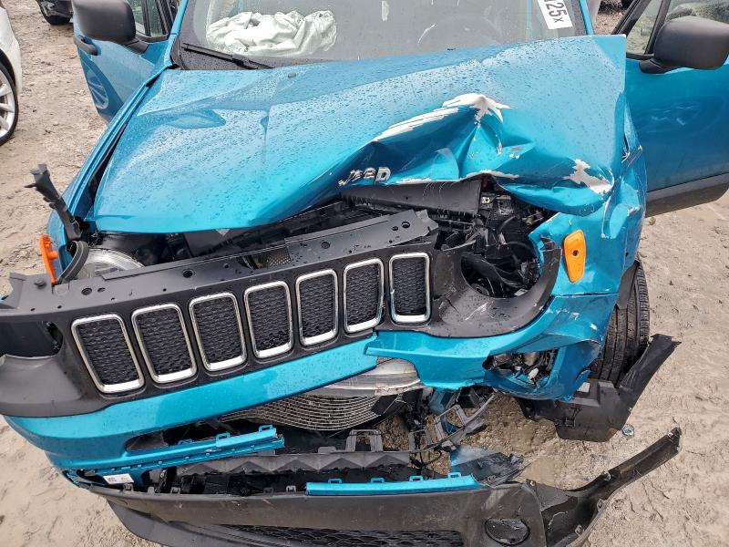 ZACNJCAB8MPM33793 - 2021 JEEP RENEGADE SPORT ლურჯი ფოტო 12