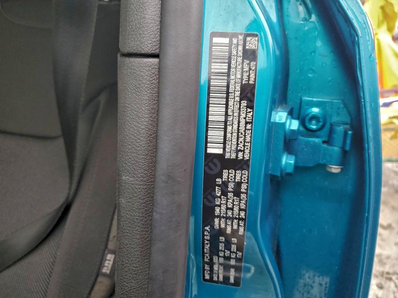 ZACNJCAB8MPM33793 - 2021 JEEP RENEGADE SPORT ლურჯი ფოტო 14