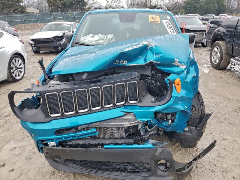 ZACNJCAB8MPM33793 - 2021 JEEP RENEGADE SPORT ლურჯი ფოტო 5