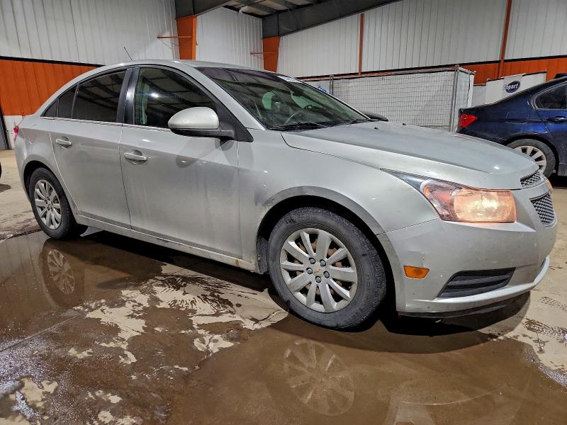 1G1PF5S98B7278377 - 2011 CHEVROLET CRUZE LT SILVER photo 4