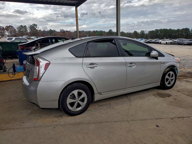 JTDKN3DU2E0382113 - 2014 TOYOTA PRIUS Plata foto 3