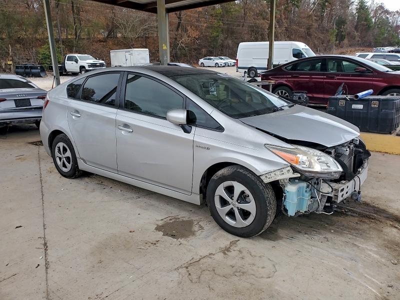 JTDKN3DU2E0382113 - 2014 TOYOTA PRIUS Plata foto 4