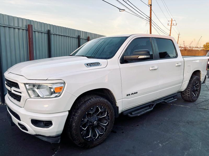 1C6RREFG8NN425322 - 2022 RAM 1500 BIG HORN/LONE STAR WHITE photo 2