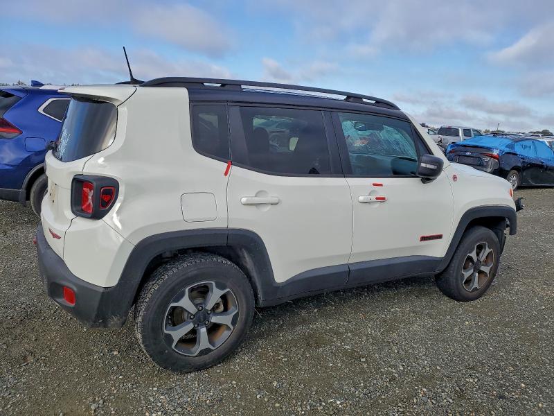 ZACNJBC1XLPL66918 - 2020 JEEP RENEGADE TRAILHAWK WHITE photo 3