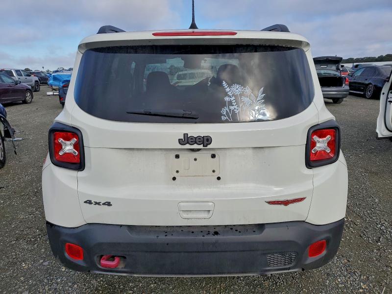 ZACNJBC1XLPL66918 - 2020 JEEP RENEGADE TRAILHAWK WHITE photo 6