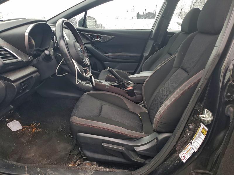 4S3GKAM67J3616761 - 2018 SUBARU IMPREZA SPORT Սև լուսանկար 7