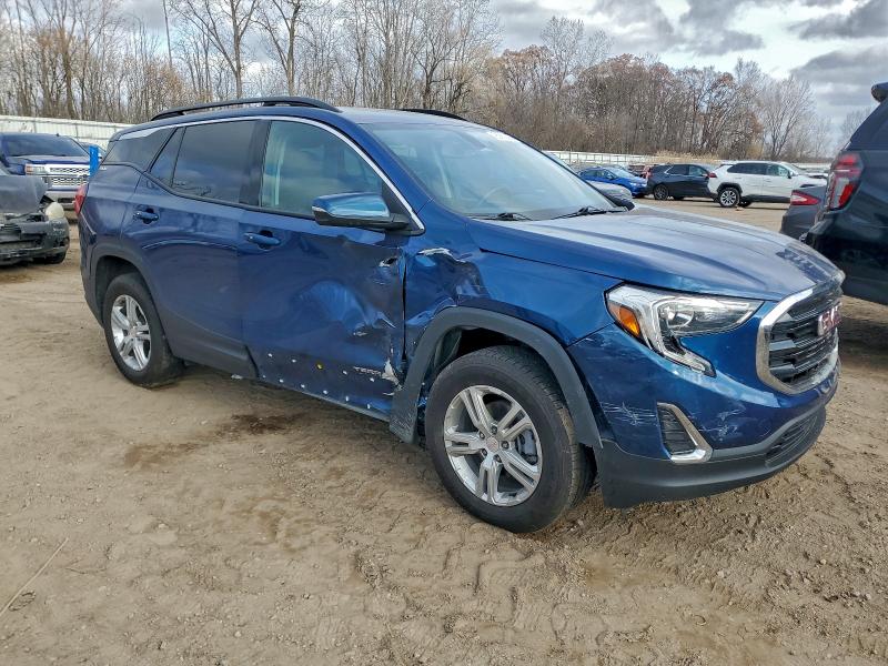 3GKALTEV2KL282556 - 2019 GMC TERRAIN SLE BLUE photo 4