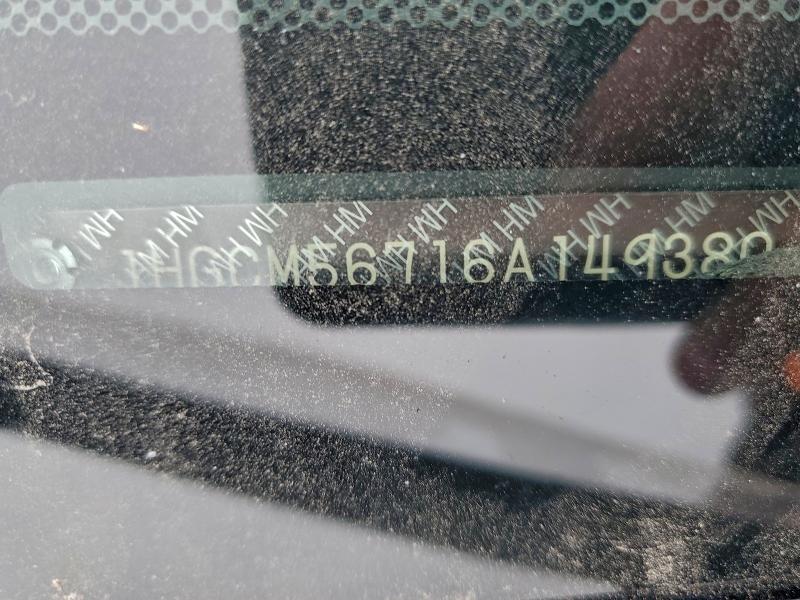 1HGCM56716A149380 - 2006 HONDA ACCORD EX SILVER photo 12