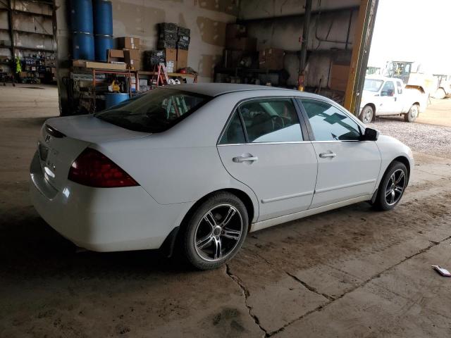 1HGCM65567A800560 - 2007 HONDA ACCORD EX WHITE photo 3