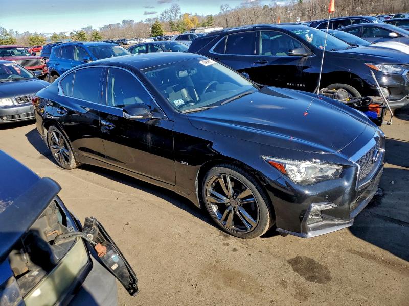 JN1EV7AR3KM591498 - 2019 INFINITI Q50 LUXE BLACK photo 4