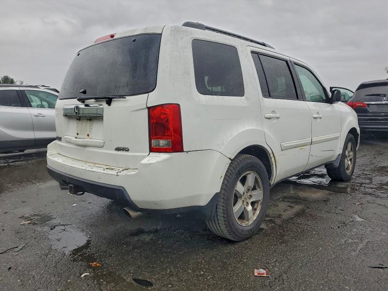 5FNYF4H50AB034239 - 2010 HONDA PILOT EXL WHITE photo 3